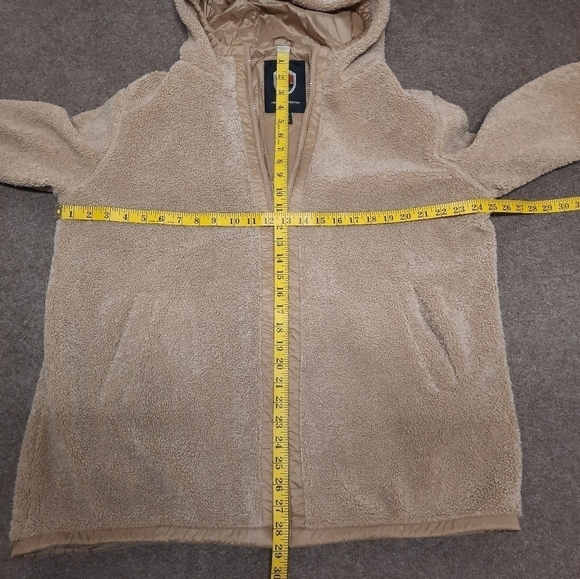 1 Madison Expedition Womens Teddy/Sherpa Hooded Full Zip Jacket XL - Picture 7 of 7